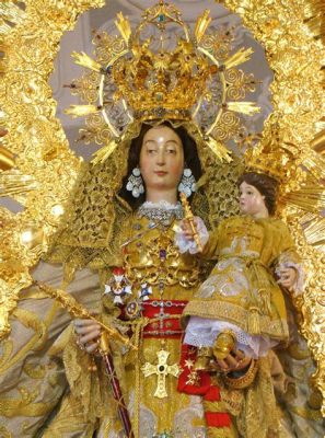  La Virgen de los Remedios: Un estudio en azul intenso y pinceladas delicadas